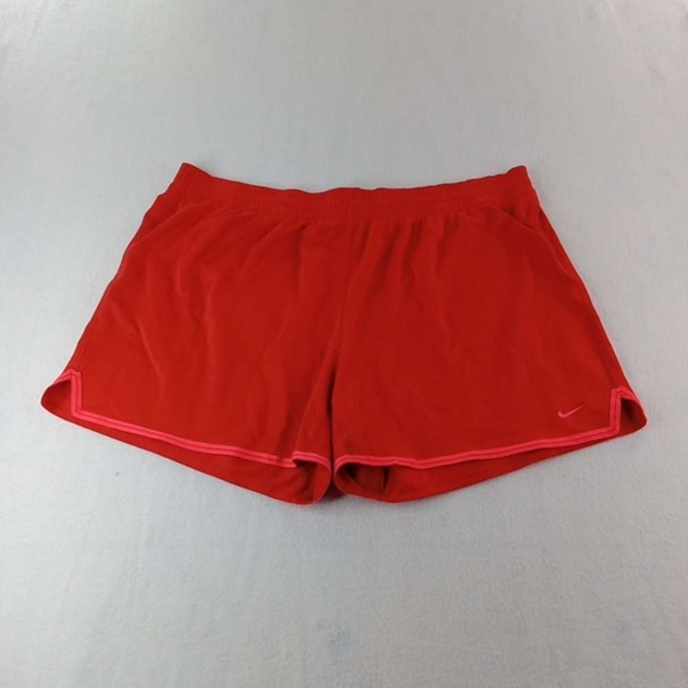 XL Dri FitNIKE Red & Neon Short